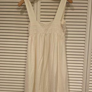 banana republic white midi dress